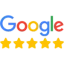 Reseñas de 5 estrellas en Google